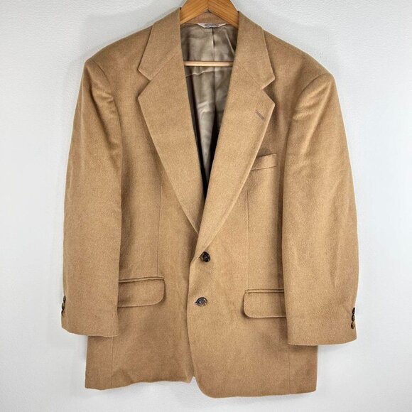 Vintage Hunt Valley Classic Men’s 100% Camel Hair Two Button Blazer Size 40s - Picture 1 of 10